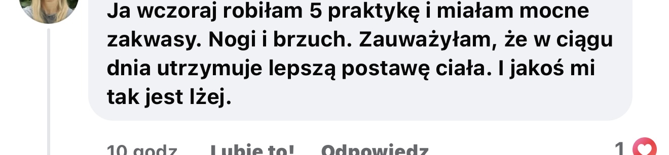 Opinia uczestniczki wyzwania ABS 8